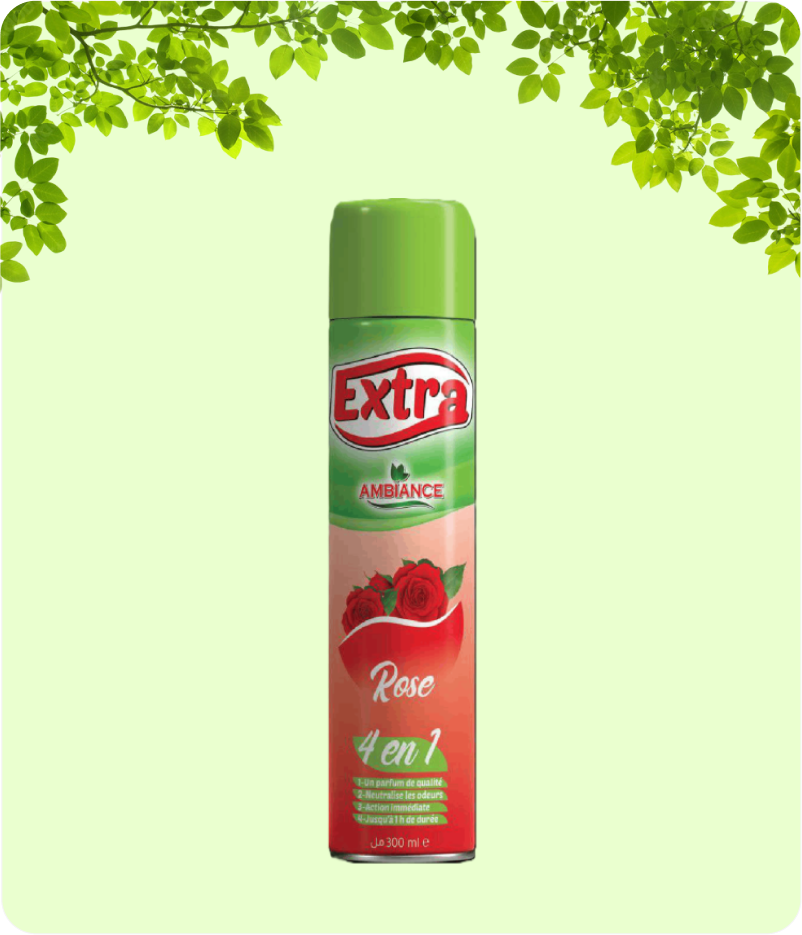 DÉSODORISANT EXTRA ROSE 300 ML